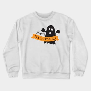 Happy Halloween Banner Crewneck Sweatshirt
